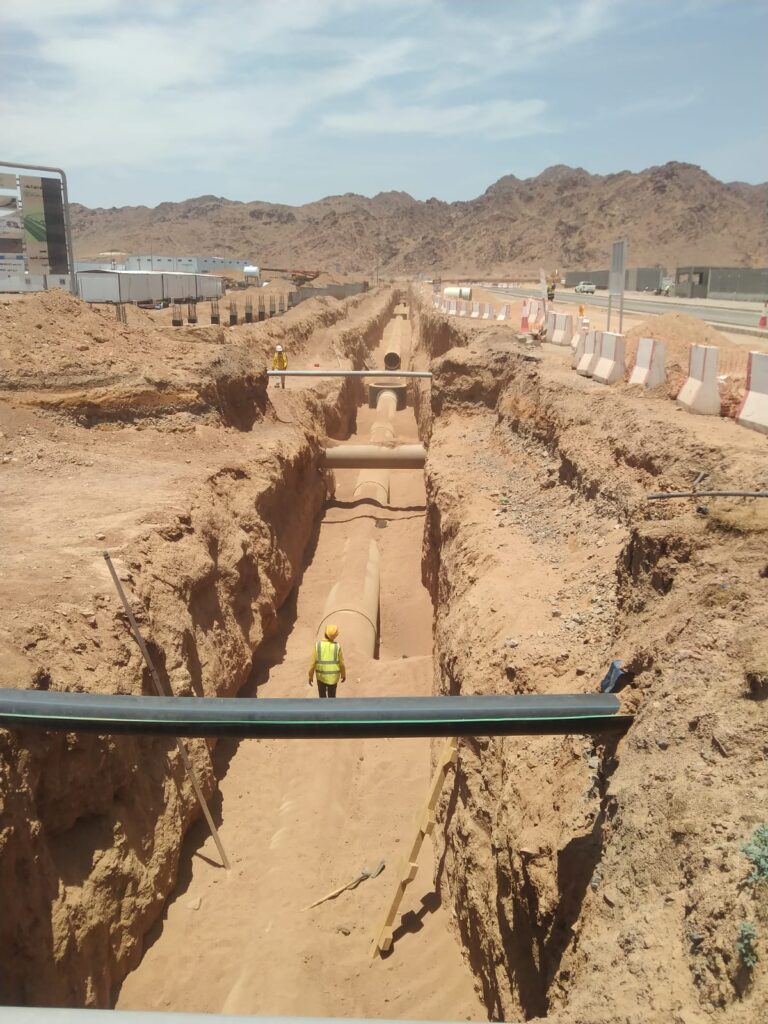 Site works in progress